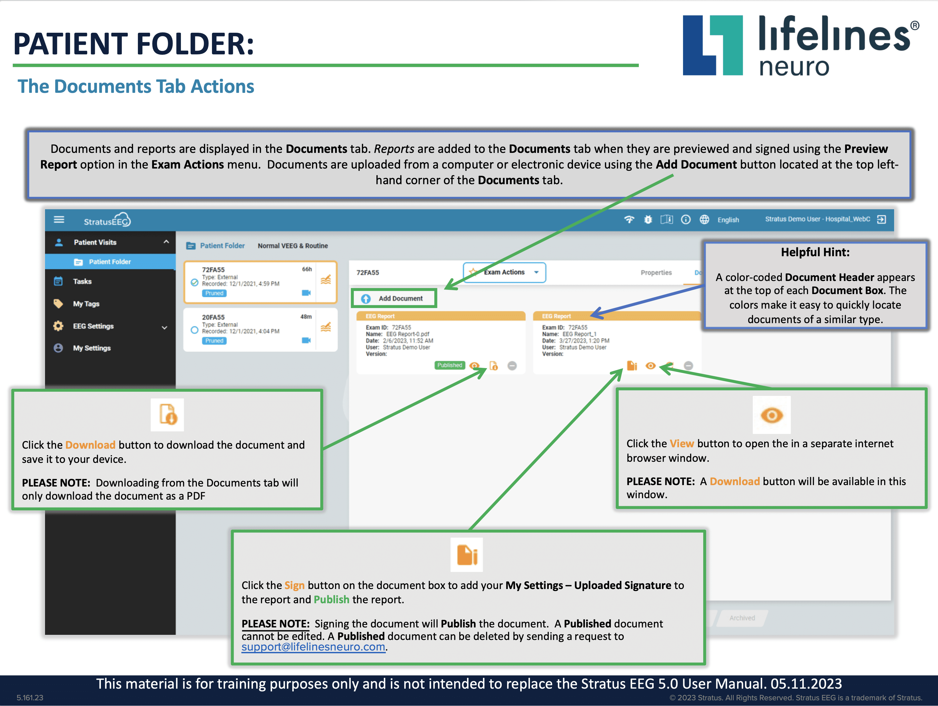 Documents Tab Documents Tab